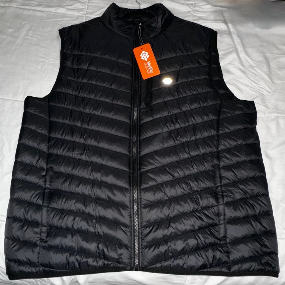 MoFiz Men's Lightweight Packable Puffer Vest, New With Tags, Size 2XL